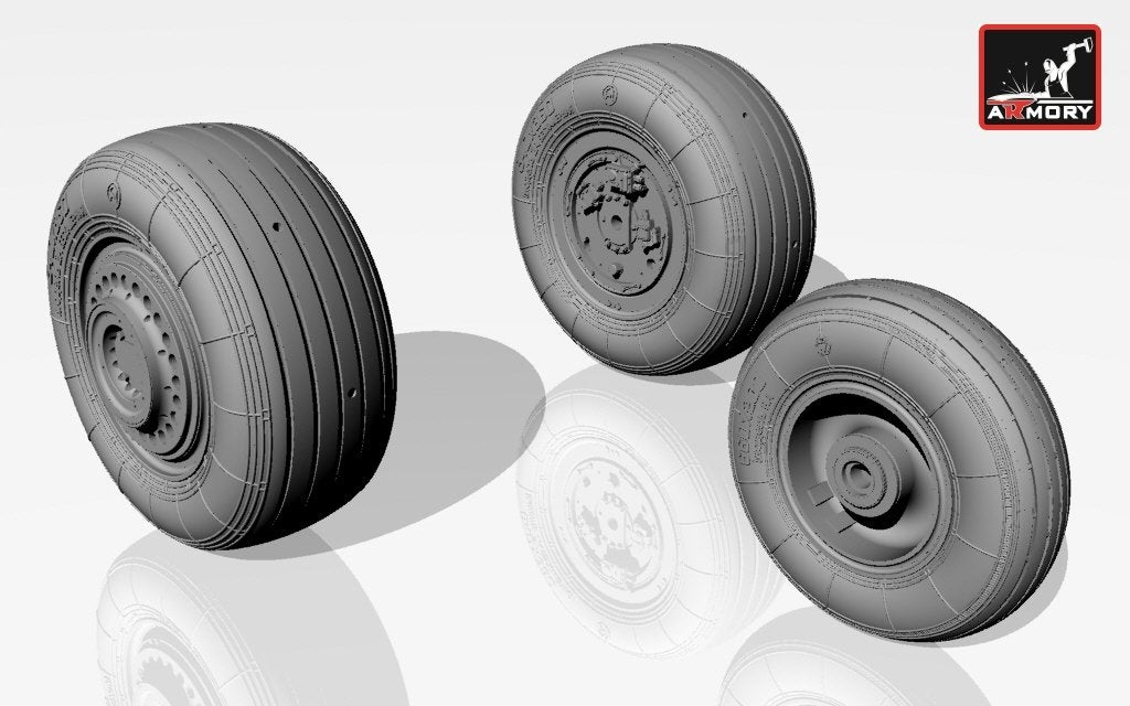 Armory Models AW32003 Sukhoj Su-25 Frogfoot wheels 1/32 – image 3