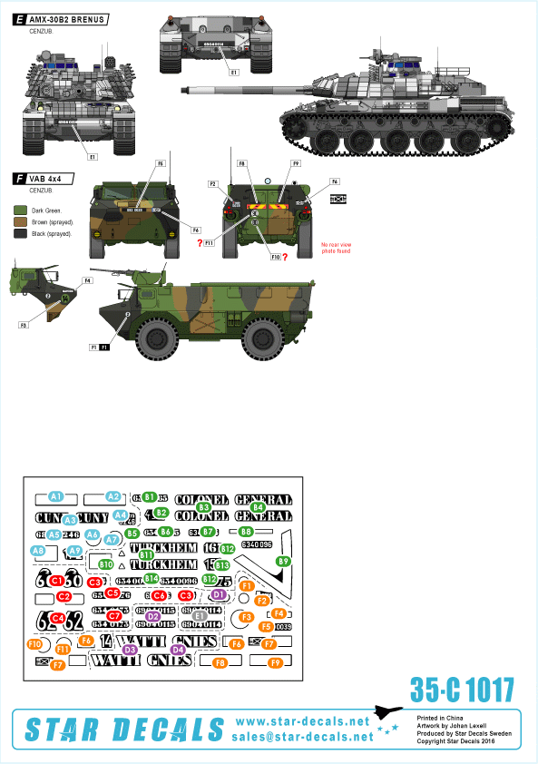 Star Decals 35-C1017 FORAD training centre 1/35 – immagine 2