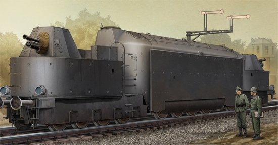 Trumpeter 00223 Train blindé allemand Panzertriebwagen n° 16