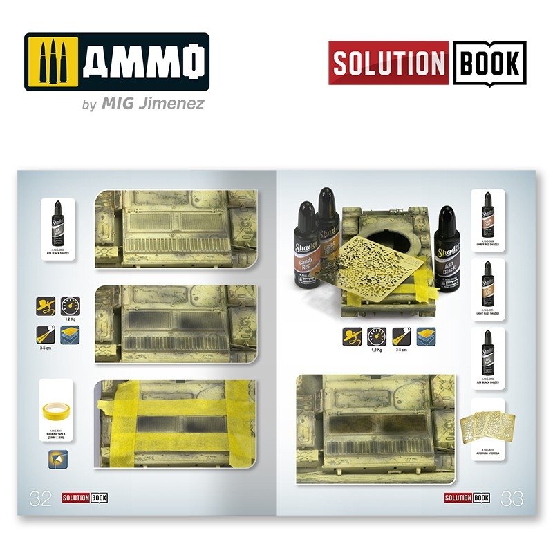 Ammo of Mig 6524 Solution Book. How to use shaders to create weathering effects &amp;amp; other techniques – immagine 2