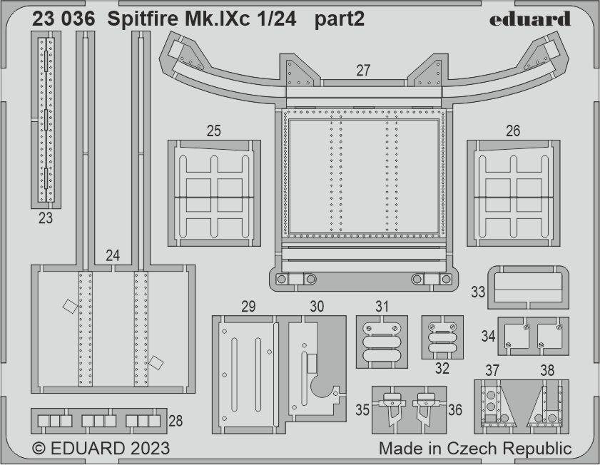 Eduard BIG2405 Spitfire Mk. IXc AIRFIX 1/24 – image 2
