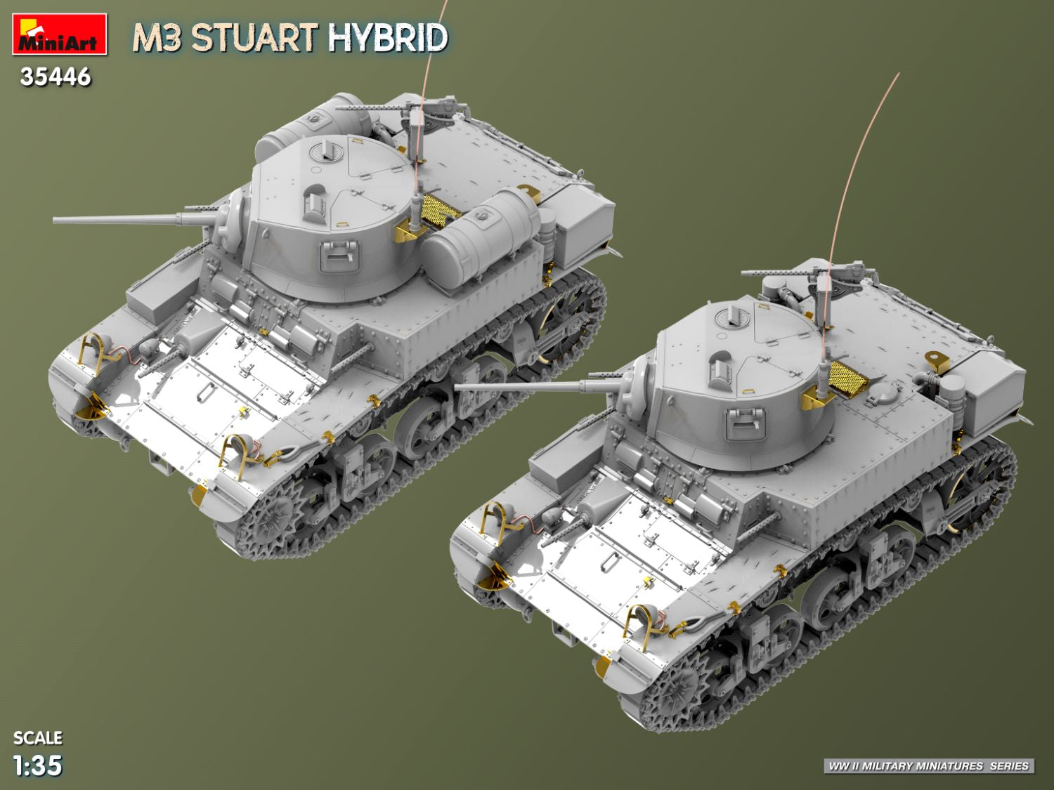 MiniArt 35446 M3 Stuart Hybrid 1/35 – immagine 9