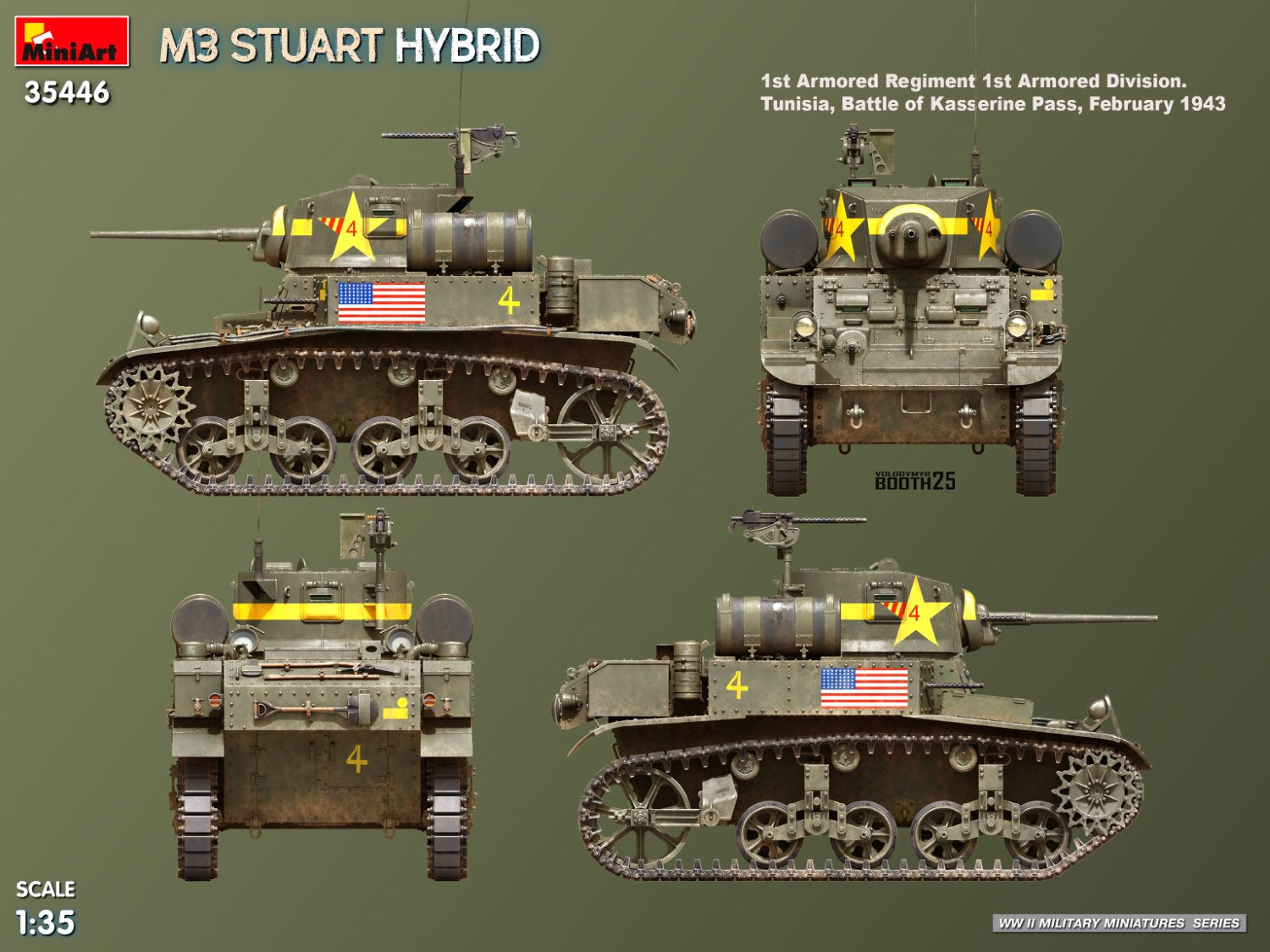 MiniArt 35446 M3 Stuart Hybrid 1/35 – immagine 11