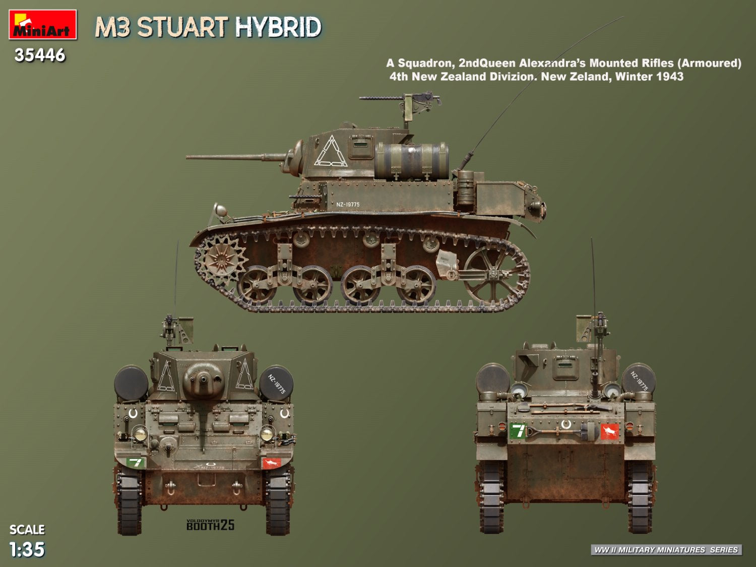 MiniArt 35446 M3 Stuart Hybrid 1/35 – immagine 13