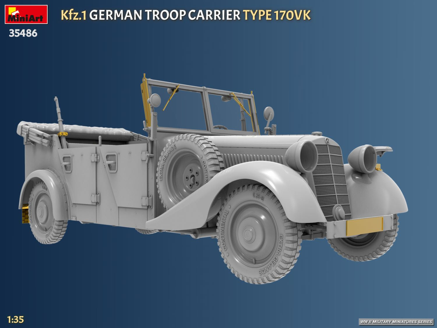 MiniArt 35486 Kfz.1 German Troop Carrier Type 170VK 1/35 – Bild 3