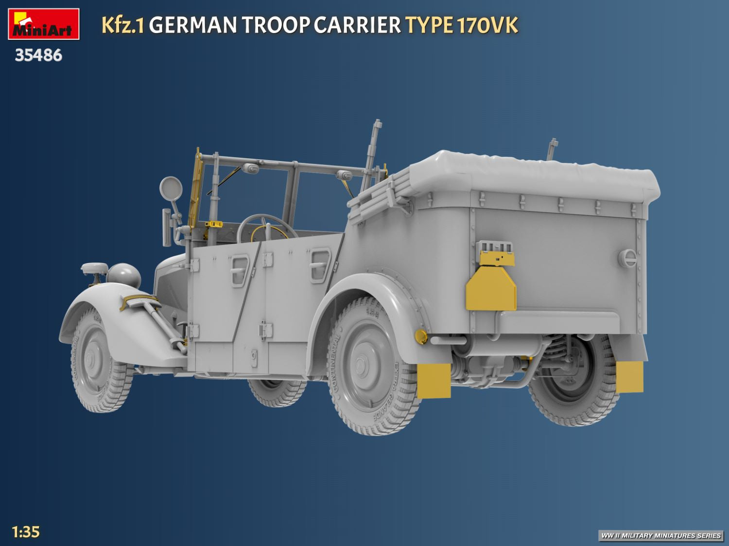 MiniArt 35486 Kfz.1 German Troop Carrier Type 170VK 1/35 – Bild 4