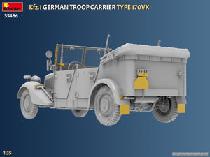 MiniArt 35486 Kfz.1 German Troop Carrier Type 170VK 1/35 – Bild 4