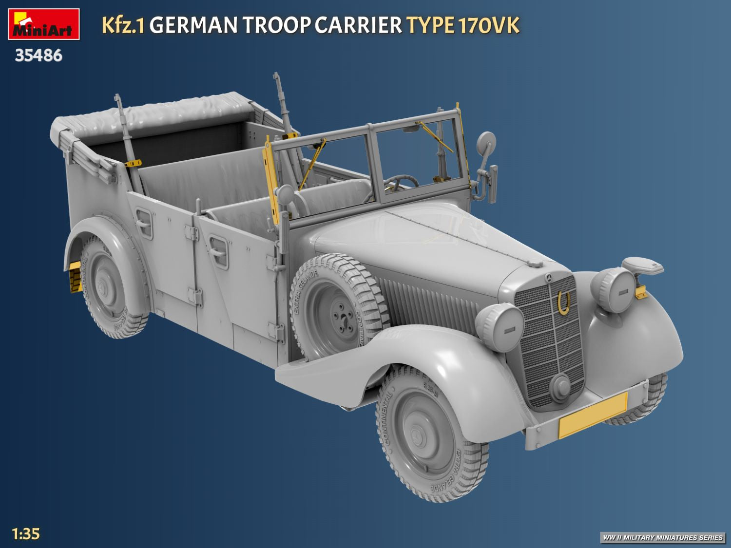 MiniArt 35486 Kfz.1 German Troop Carrier Type 170VK 1/35 – Bild 5