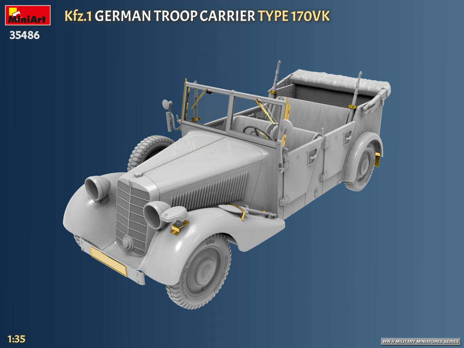 MiniArt 35486 Kfz.1 German Troop Carrier Type 170VK 1/35 – Bild 9