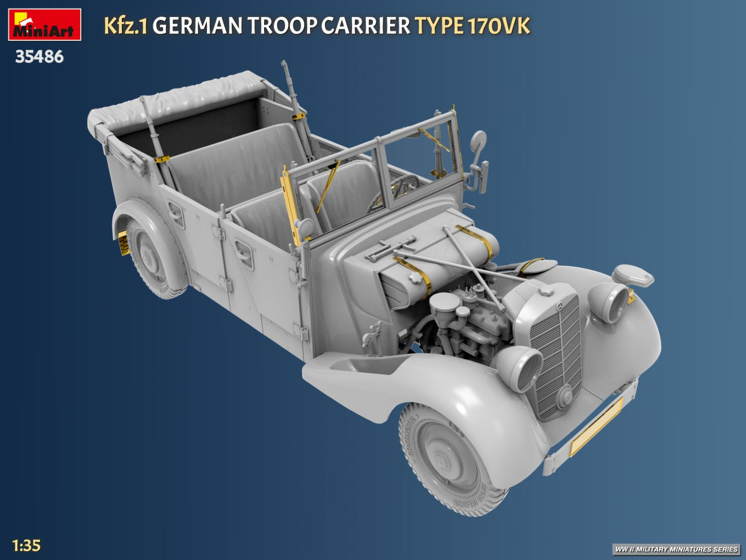 MiniArt 35486 Kfz.1 German Troop Carrier Type 170VK 1/35 – Bild 10