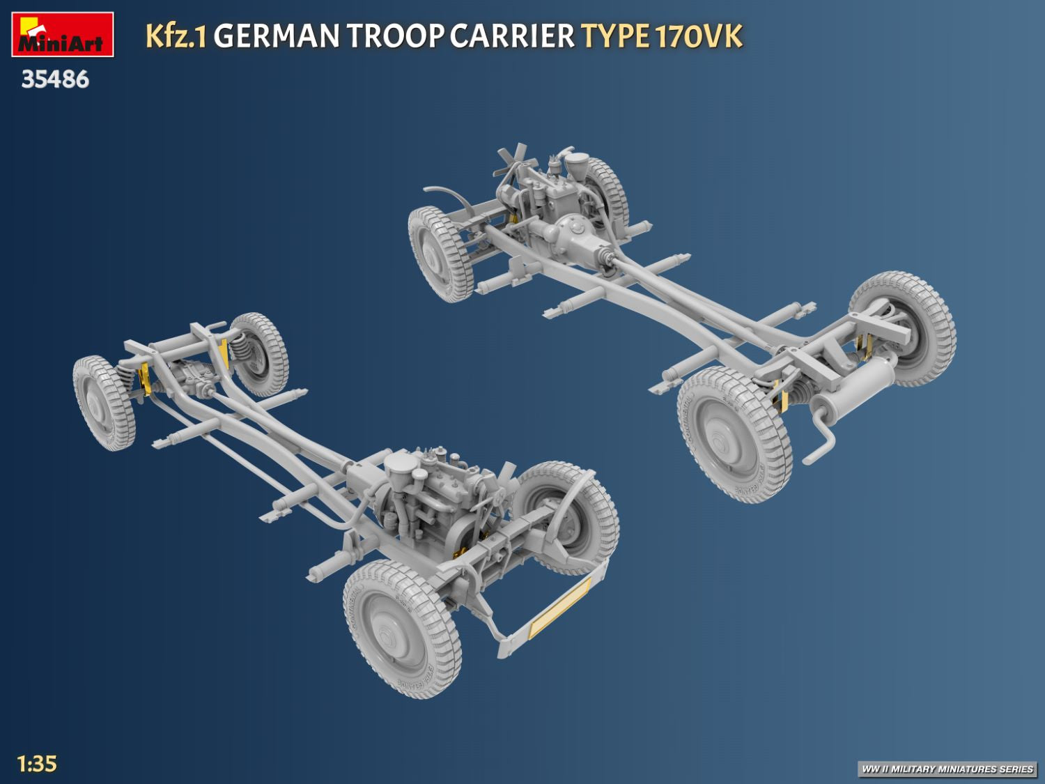 MiniArt 35486 Kfz.1 German Troop Carrier Type 170VK 1/35 – Bild 11