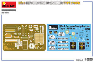MiniArt 35486 Kfz.1 German Troop Carrier Type 170VK 1/35 – Bild 2