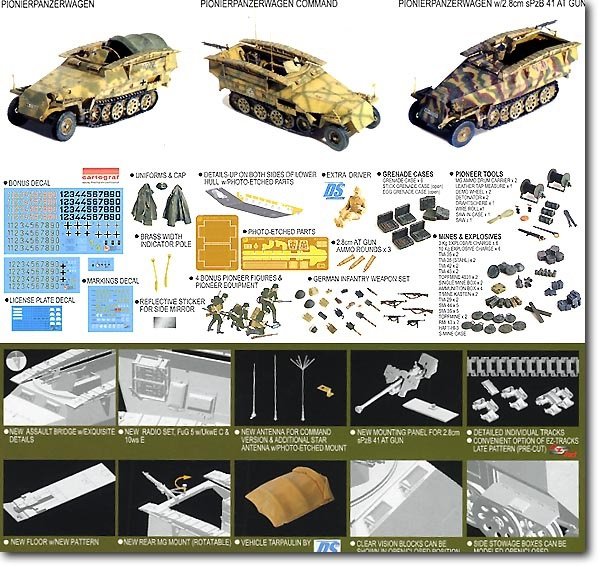 Dragon 6223 Sd.Kfz. 251/7 Ausf. D 1/35 – zdjęcie 2