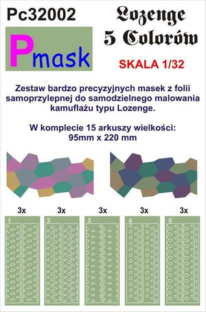 P-Mask PC32002 LOZENGE 5 KOLORÓW 1/32