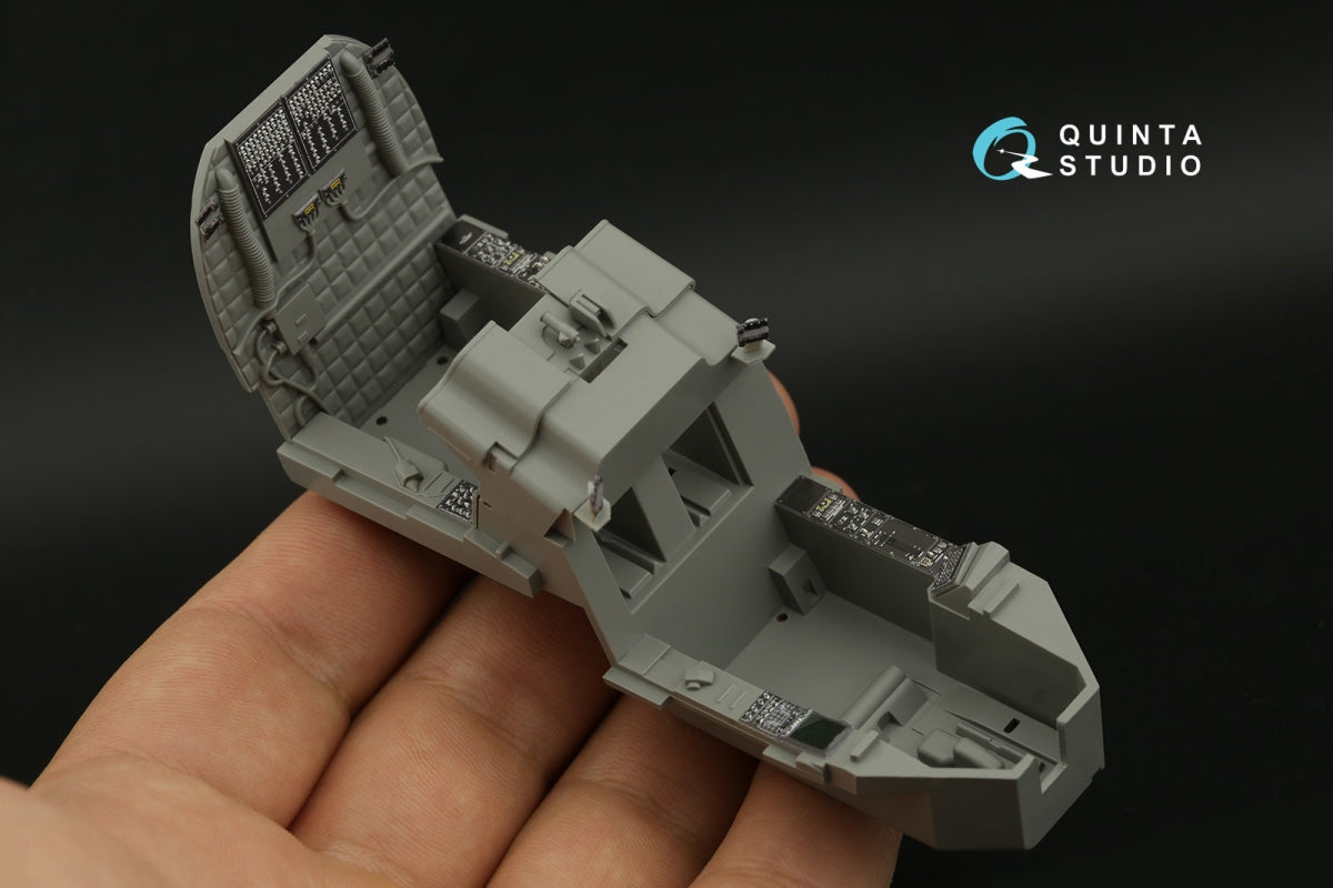 Quinta Studio QD35104 AH-64DI Saraf 3D-Printed &amp;amp; coloured Interior on decal paper (Takom) 1/35 – Bild 11