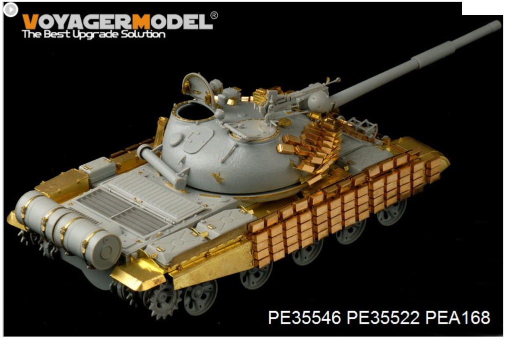 Maquette Voyager PE35546 Char moyen russe moderne T-62 ERA Mod.1972 Basique pour TRUMPETER 01556 1/35 – image 3