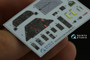 Quinta Studio QD35112 AH-1G Cobra 3D-Printed &amp;amp; coloured Interior on decal paper (ICM) 1/35 – immagine 7