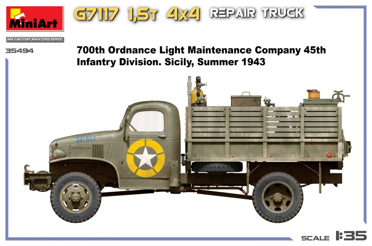MiniArt 35494 G7117 1,5T 4x4 Repair Truck 1/35 – Bild 8