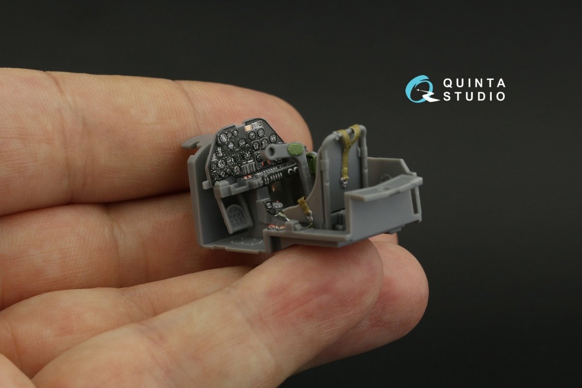 Quinta Studio QD48327 P-38J 3D-Printed &amp;amp; coloured Interior on decal paper (Tamiya) 1/48 – immagine 11