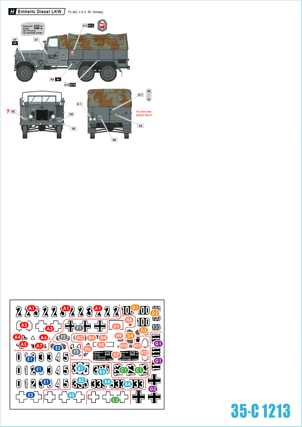 Star Decals 35-C1213 German tanks in Norway &amp;amp; Finland # I 1/35 – zdjęcie 2
