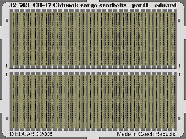 Eduard 32563 CH-47 Chinook cargo seatbelts 1/35 TRUMPETER – immagine 2
