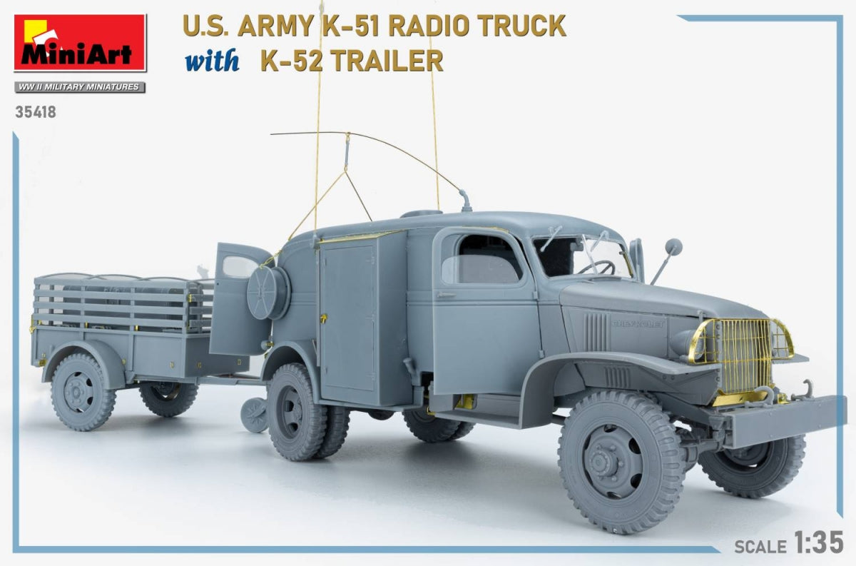 MiniArt 35418 US ARMY K-51 RADIO TRUCK WITH K-52 TRAILER. INTERIOR KIT 1/35 – Bild 18