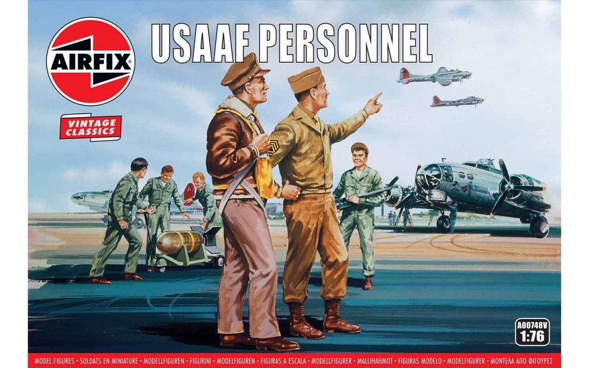 Airfix 00748V Personnel de l&amp;#39;USAAF 1/76