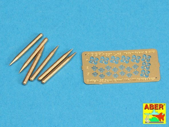 Aber 350L-62 Set of 6 British torpedoes 53.3cm MK.VIII (1/350)