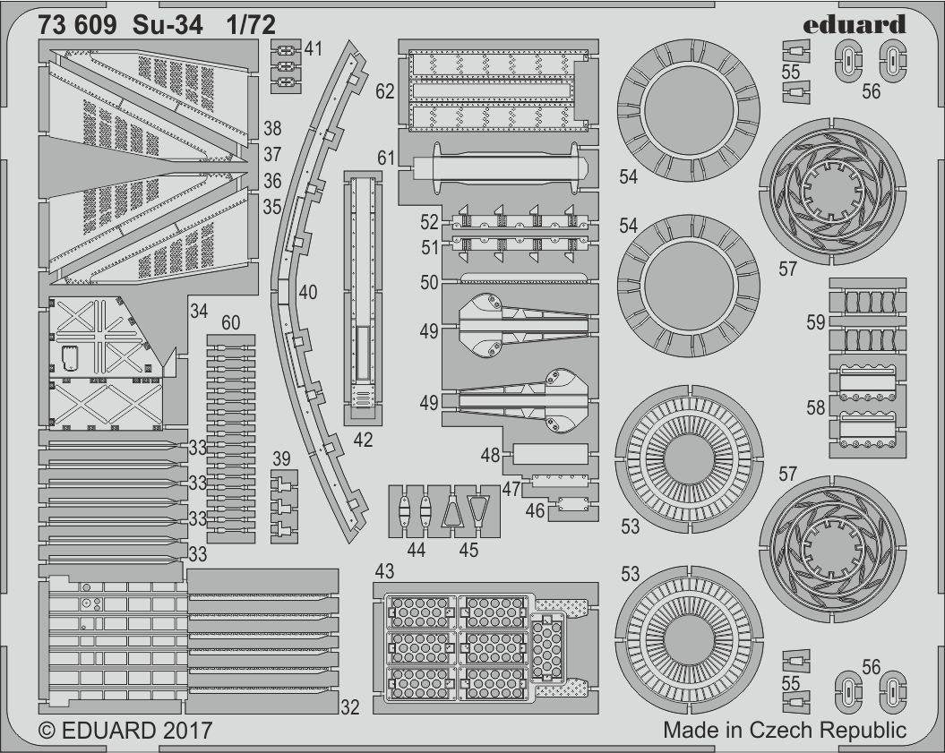 Eduard 73609 Su-34 TRUMPETER 1/72 – zdjęcie 2