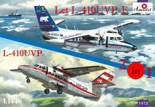 Modèle A 01472 Interflug L-410UVP et L-410UVP-E, Polar Aviation 1/144 