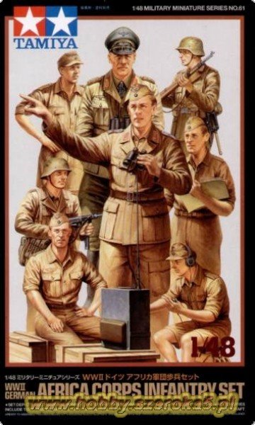 Tamiya 32561 German Africa Infantry Set 1/48