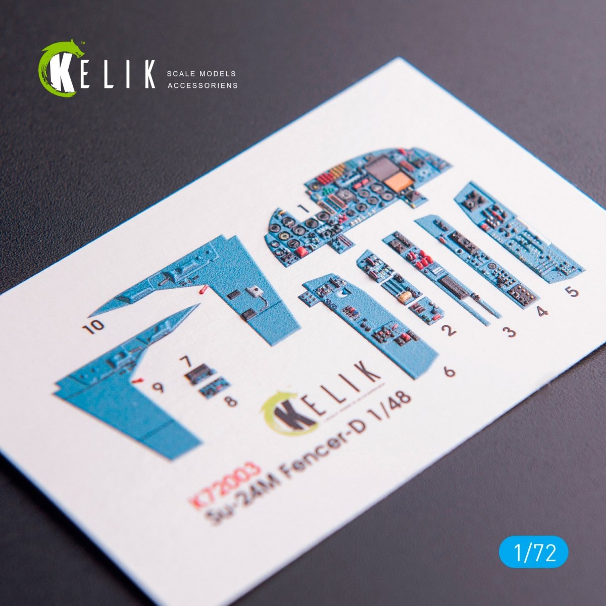 KELIK K72003 SU-24M INTERIOR 3D DECALS FOR TRUMPETER KIT 1/72 – image 2
