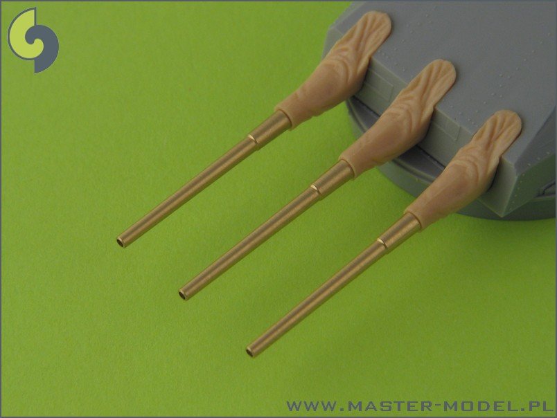 Master SM-350-058 Scharnhorst armament with blastbags - 28cm (9pcs), 15cm (12pcs), 10,5cm (14pcs) barrels – immagine 4