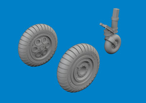 Eduard 672419 Fw 190A wheels early TAMIYA 1/72