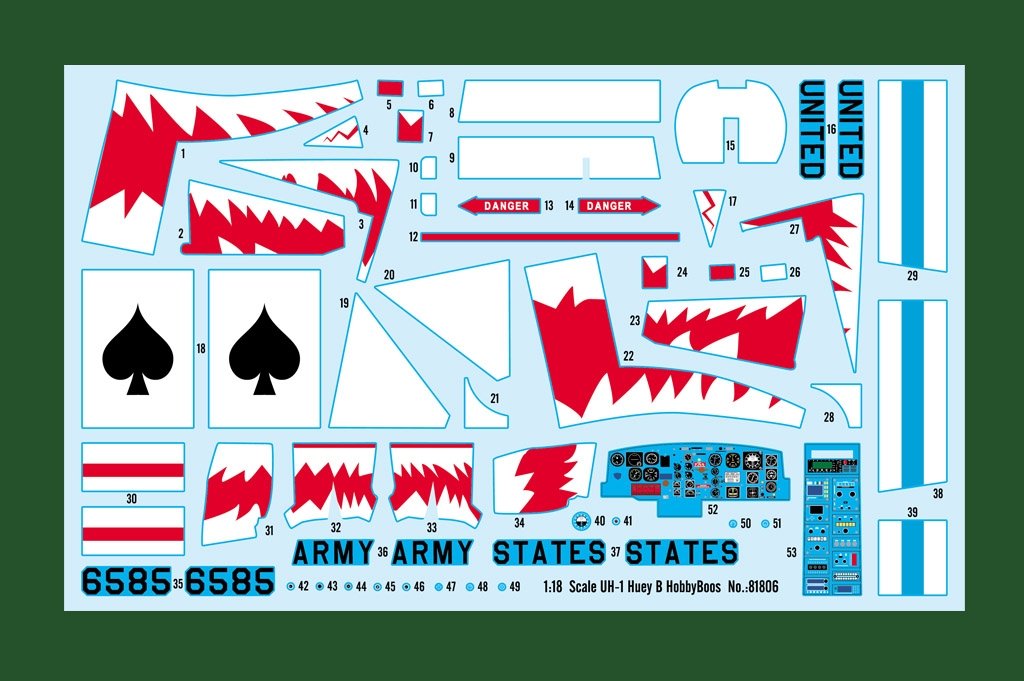 Hobby Boss 81806 UH-1 Huey B 1/18 – Bild 15