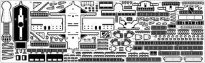 Pontos 35010F1 USS BB-64 Wisconsin 1991 Detail Up Set 1/350 – immagine 10