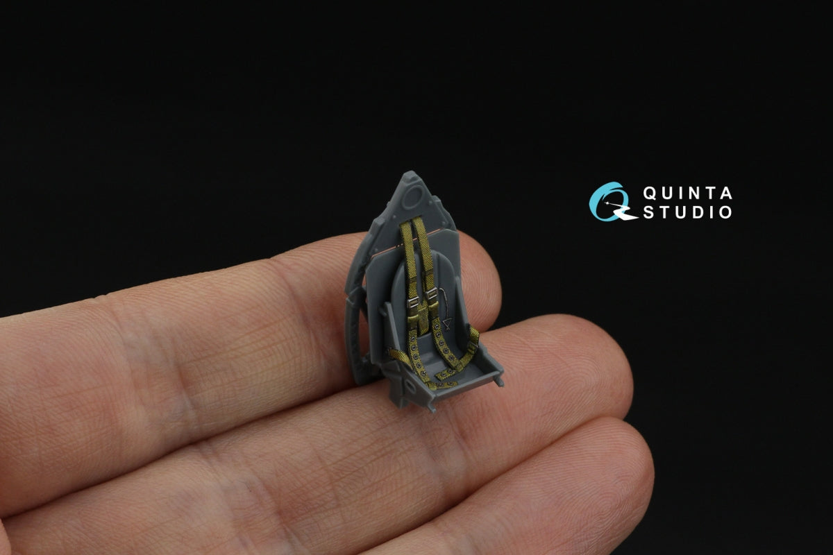 Quinta Studio QR+48103 British Fighter Seatbelts (mid WWII) (with metal buckles) (All kits) 1/48 – immagine 5