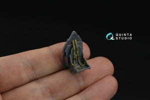 Quinta Studio QR+48103 British Fighter Seatbelts (mid WWII) (with metal buckles) (All kits) 1/48 – immagine 5