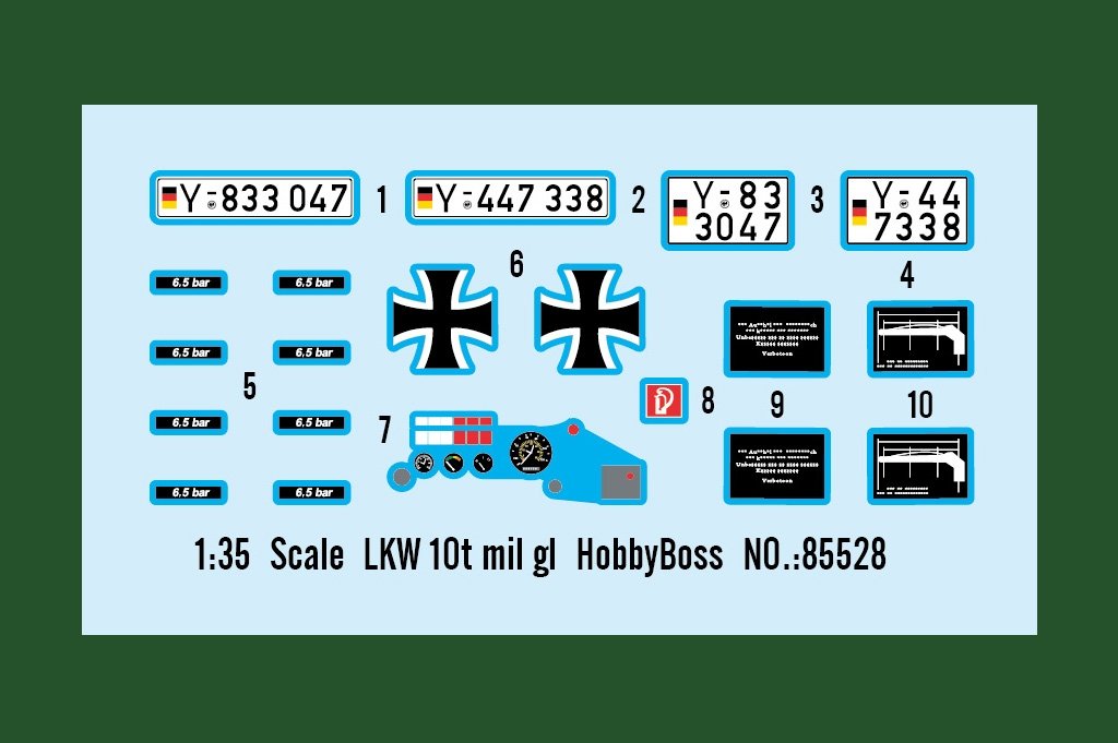 Hobby Boss 85528 LKW 10t mil gl 1/35 – imagen 3