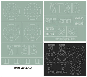 Montex MM48452 CANBERRA B6/B20 AIRFIX 1/48