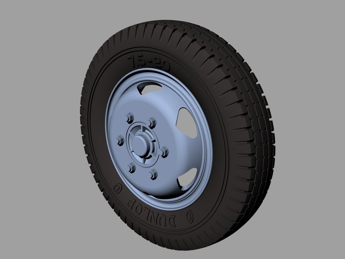 Panzer Art RE35-375 Opel Blitz road wheels early (commercial pattern) 1/35 – immagine 3