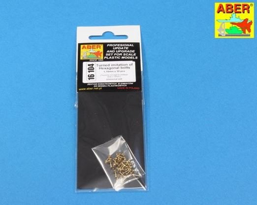 Aber 16104 Toczone misiężne imitacje śrub 30 szt. - 1,19mm x 30 pcs. – immagine 2
