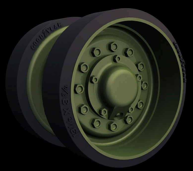 Panzer Art RE35-651 M4 “Sherman” HVSS Idler wheels 1/35 – immagine 2