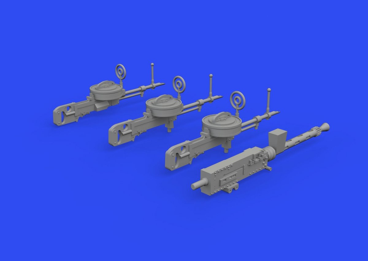 Eduard 648840 Beaufort Mk. I guns PRINT ICM 1/48 – immagine 3