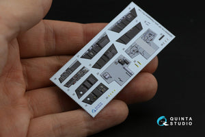Quinta Studio QD48050 F/A-18F early 3D-Printed &amp;amp; coloured Interior on decal paper (Hasegawa) 1/48 – Bild 6