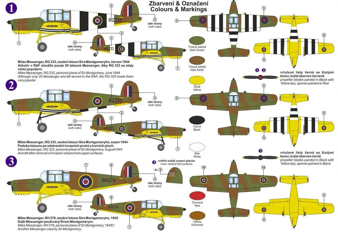 Kovozavody Prostejov KPM0318 Messenger Mk.I „Montyś planes“ 1/72 – immagine 2