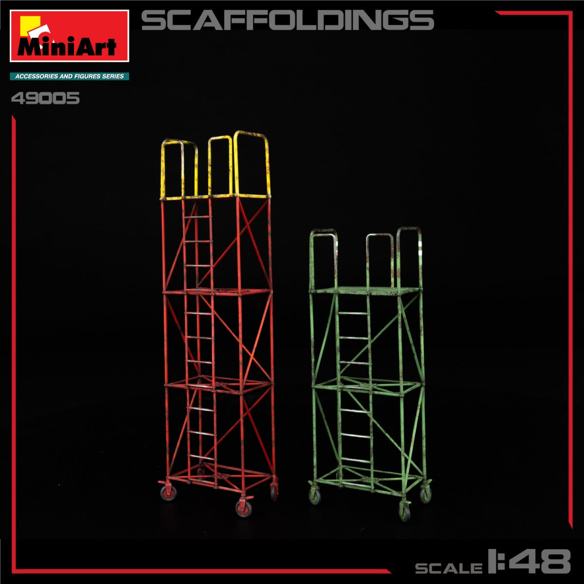 MiniArt 49005 SCAFFOLDINGS 1/48 – imagen 2