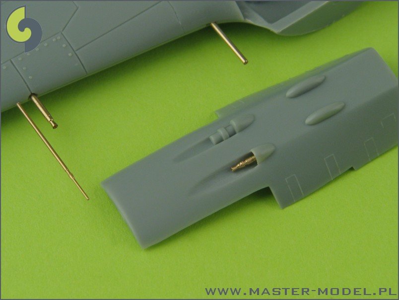 Master AM-72-012 Fw 190 A2 - A5 armament set (MG 17, MG FF, MG 151 barrel tips) &amp;amp; Pitot Tube – immagine 3