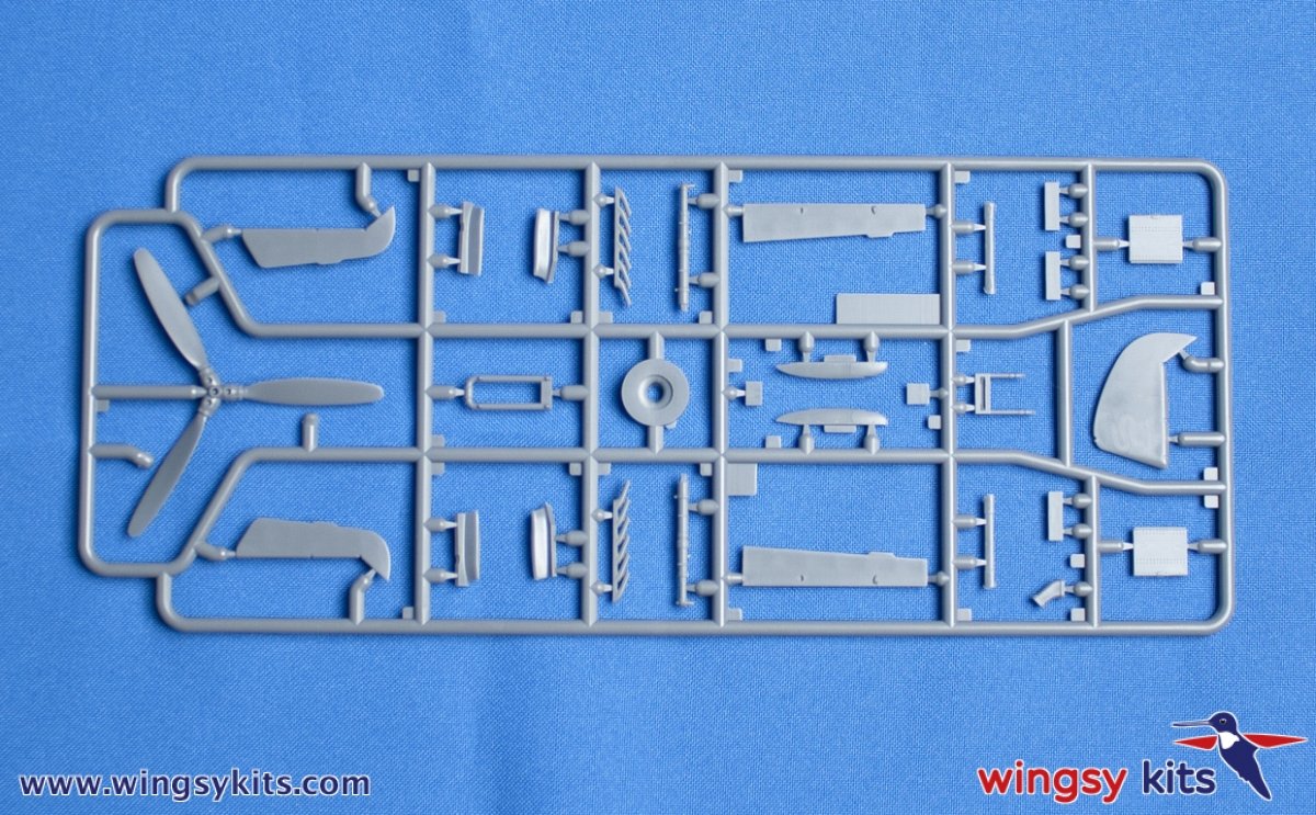 Wingsy Kits D5-08 German WWII Fighter MESSERSCHMITT Bf 109 E-3 1/48 – zdjęcie 9