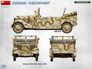 MiniArt 36075 German Checkpoint. 3t Cargo Truck 3,6-36S &amp;amp; Kfz.1 Type 170VK w/ Feldgendarmerie. Big Set 1/35 – zdjęcie 45
